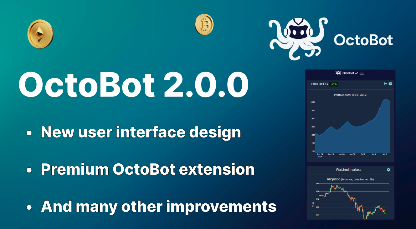 octobot 2.0.0 annoucement with new design preview