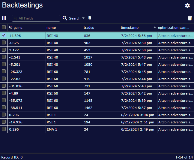 octobot strategy designer explore your past backtestings