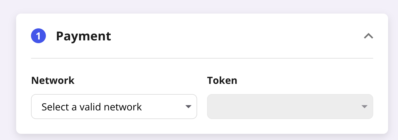 choose a blockchain and a token