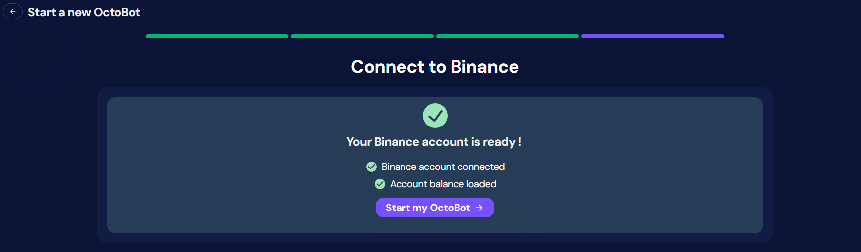 lancer une stratégie OctoBot cloud