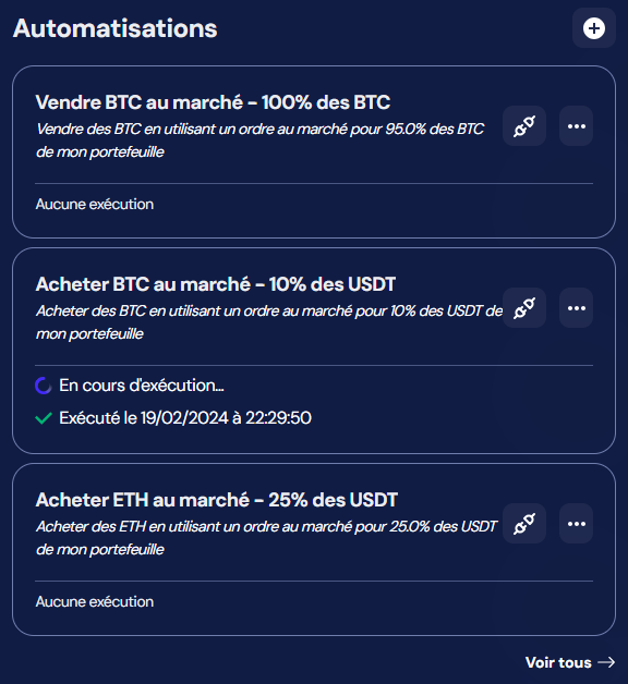 octobot plusieurs automatisations
tradingview