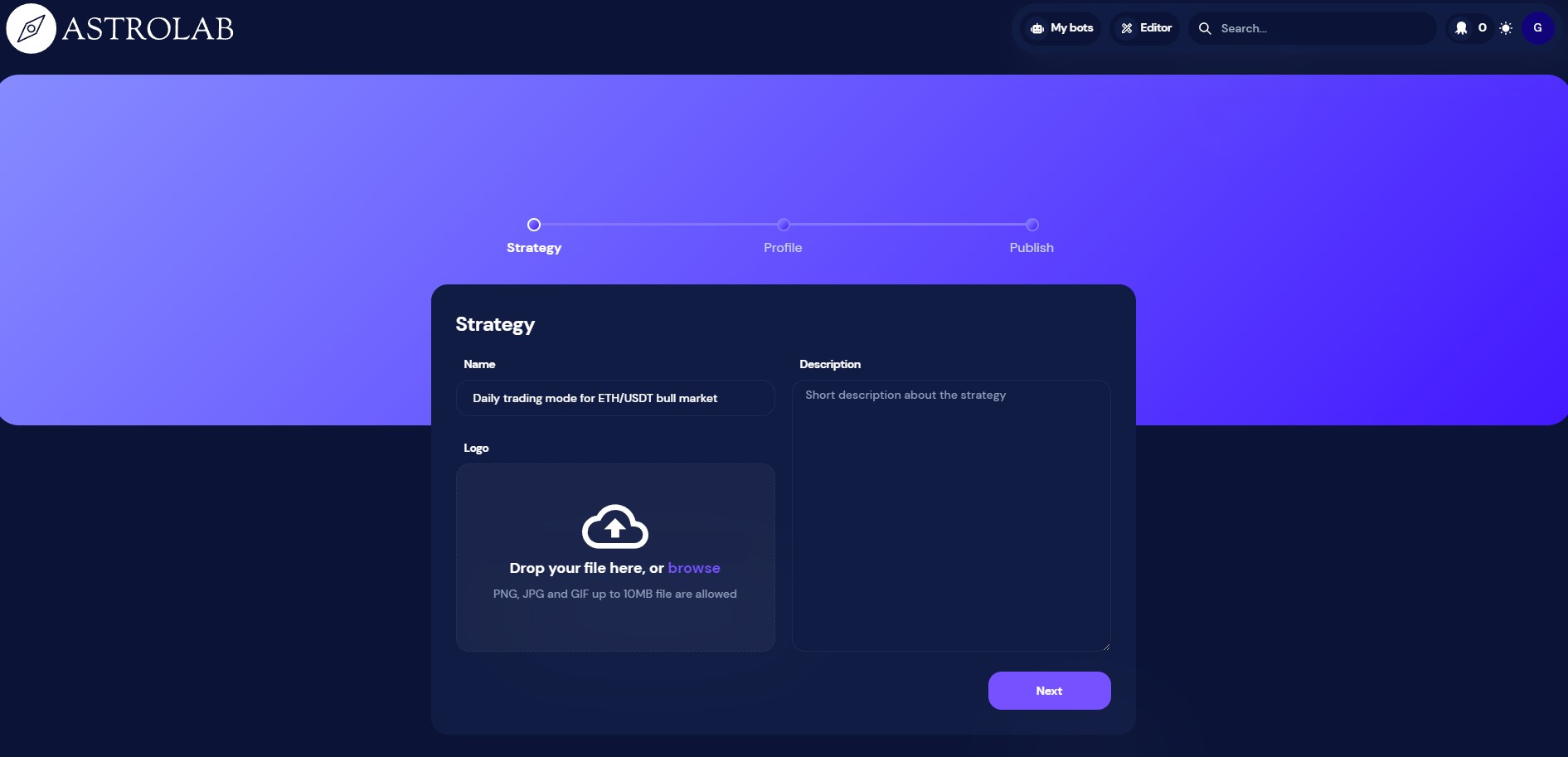 Profile-sharing-octobot-cloud-publish